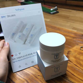 SN 에스엔 티크림 — 4.33점을 준 리뷰어가 2017년 12월 올린 사용 사진