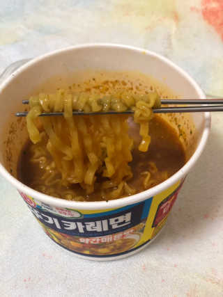 오뚜기카레면 2차 모집 — 5점을 준 리뷰어가 2019년 2월 올린 사용 사진