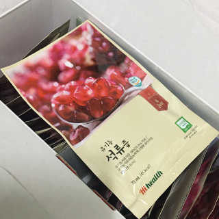[하이헬스] 정말 진하고 맛있는 유기농 석류즙 30포 — 5점을 준 리뷰어가 2019년 11월 올린 사용 사진