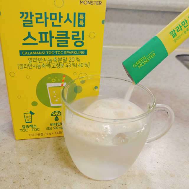 그린몬스터 깔라만시, 레몬밤 톡톡 스파클링 Set 리뷰 사진