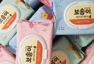 보솜이 아기물티슈 베이비케어 푸에디션 캡 74매 10입 — 5점을 준 리뷰어가 2019년 4월 올린 사용 사진
