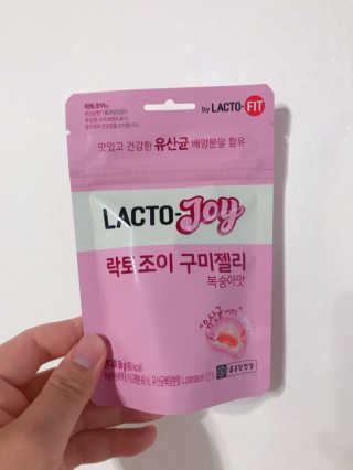 락토조이 구미젤리 복숭아맛 — 3.5점을 준 리뷰어가 2019년 6월 올린 사용 사진