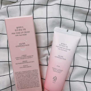 [블랙루즈] 핑크 톤업 크림 — 5점을 준 리뷰어가 2019년 3월 올린 사용 사진