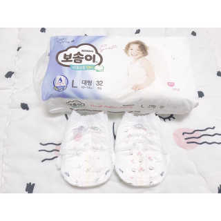 보솜이 리얼코튼 팬티형 — 5점을 준 리뷰어가 2019년 3월 올린 사용 사진