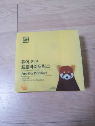 네츄럴굿띵스 퓨어 키즈 프로바이오틱스 60포 — 5점을 준 리뷰어가 2019년 6월 올린 사용 사진