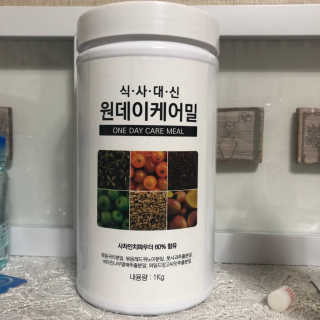 (주)이스터비엔에프 식사대용선식 원데이케어밀 1KG 대용량 — 4.5점을 준 리뷰어가 2019년 2월 올린 사용 사진