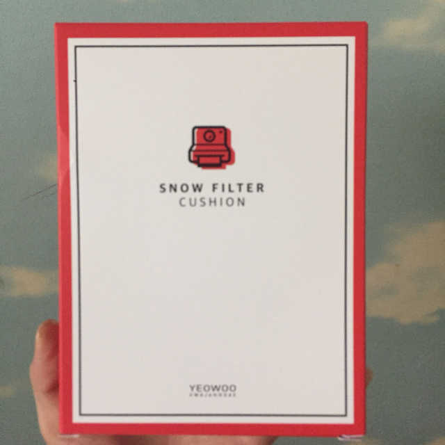 스노우필터쿠션 리뷰 사진