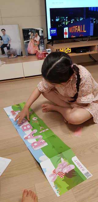 글자블록 펀트 FUNT 영어 친구들 — 5점을 준 리뷰어가 2020년 3월 올린 사용 사진