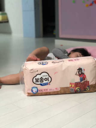 보솜이 액션핏 팬티형 — 5점을 준 리뷰어가 2019년 3월 올린 사용 사진