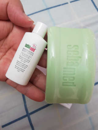 세바메드 클래식 클렌징 바[비누] + 바디로션 15ml — 4점을 준 리뷰어가 2019년 9월 올린 사용 사진