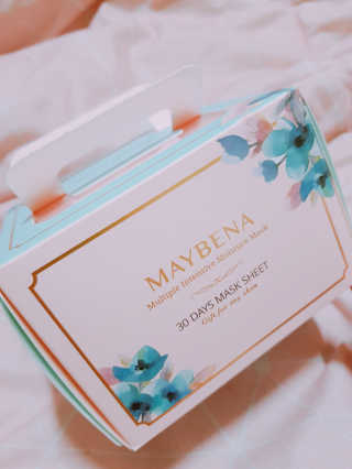 메이베나 1일 1팩 뽑아쓰는 마스크팩 — 5점을 준 리뷰어가 2019년 2월 올린 사용 사진