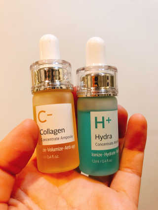클리앳 x 클리앳 콜라겐+하이드라 컨센트레이트앰플 각 12ml — 3.67점을 준 리뷰어가 2018년 3월 올린 사용 사진