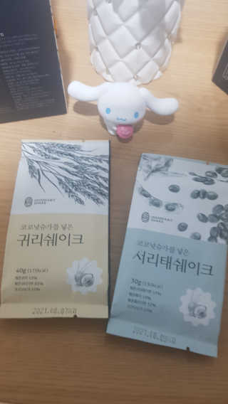 [착한습관]건강한 한끼, 귀리 쉐이크와 서리태 쉐이크 — 5점을 준 리뷰어가 2019년 9월 올린 사용 사진