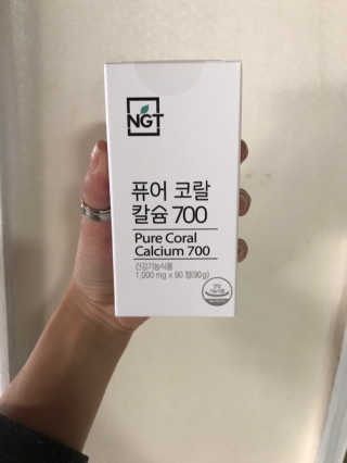 네츄럴굿띵스 퓨어 코랄 칼슘 700 30일분 — 3.67점을 준 리뷰어가 2018년 11월 올린 사용 사진
