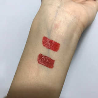 [블랙루즈] 에어 핏 벨벳 틴트3 택1+랜덤1 — 5점을 준 리뷰어가 2019년 3월 올린 사용 사진