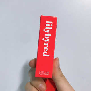 릴리바이레드 쥬시라이어 워터틴트 02 체리 크러쉬인 척 — 5점을 준 리뷰어가 2020년 3월 올린 사용 사진