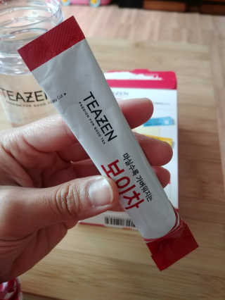 티젠 보이차 + 마이보틀 세트 — 5점을 준 리뷰어가 2018년 6월 올린 사용 사진