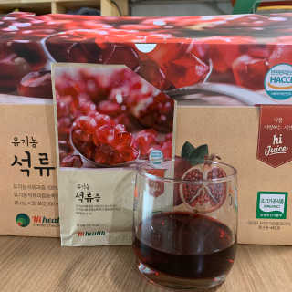 [하이헬스] 정말 진하고 맛있는 유기농 석류즙 30포 — 5점을 준 리뷰어가 2019년 11월 올린 사용 사진