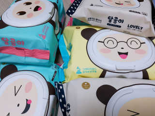 달곰이 물티슈 — 5점을 준 리뷰어가 2019년 3월 올린 사용 사진