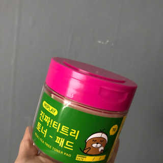 미플레이 진짜 티트리 토너 패드 — 5점을 준 리뷰어가 2018년 11월 올린 사용 사진