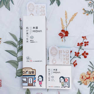 [미다] 쌀뜨물 세범 토너 + 쌀 크림 [지성,모든피부] — 4점을 준 리뷰어가 2019년 12월 올린 사용 사진