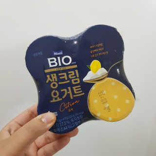 [매일 바이오] 생크림요거트 플레인 12개 + 유자 12개 — 5점을 준 리뷰어가 2019년 6월 올린 사용 사진