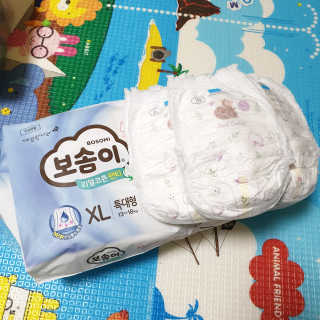 보솜이 리얼코튼 팬티형 — 4점을 준 리뷰어가 2019년 3월 올린 사용 사진