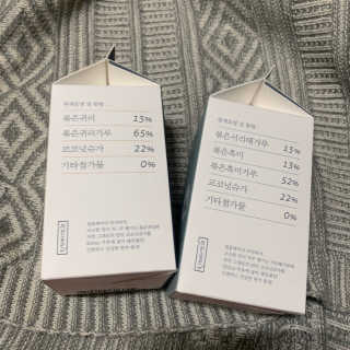 [착한습관]건강한 한끼, 귀리 쉐이크와 서리태 쉐이크 — 5점을 준 리뷰어가 2019년 10월 올린 사용 사진