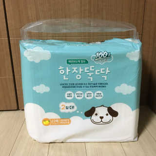 펫토리아 한판뚝딱 토일렛 초대형 강아지 배변판+한장뚝딱 66매 — 5점을 준 리뷰어가 2018년 9월 올린 사용 사진