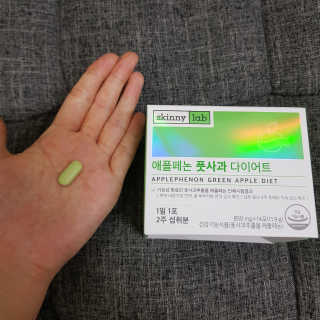 스키니랩 애플페논 풋사과 다이어트 — 5점을 준 리뷰어가 2019년 5월 올린 사용 사진