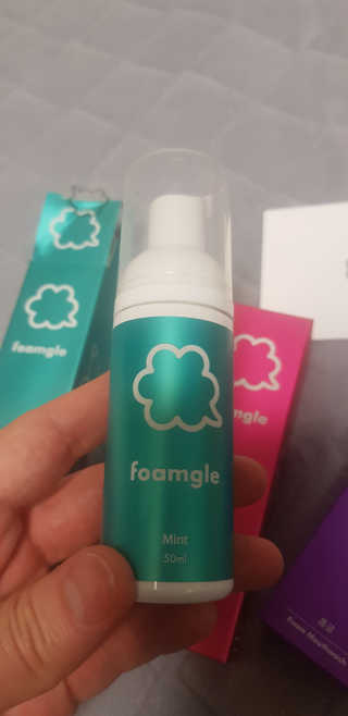 폼글 I foamgle [폼글] 거품가글 50ml 3종 - 민트, 라벤더, 라즈베리 — 5점을 준 리뷰어가 2019년 11월 올린 사용 사진