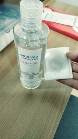킴앤추 (KIM&CHOO) 아웃오브서울-독도 클렌징워터or 밸런싱토너 — 4.5점을 준 리뷰어가 2018년 12월 올린 사용 사진