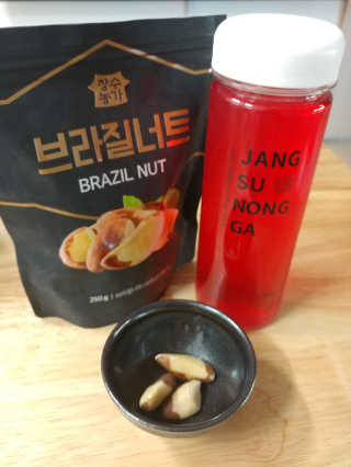 장수농가 브라질너트, 히비스커스 — 4.17점을 준 리뷰어가 2018년 8월 올린 사용 사진