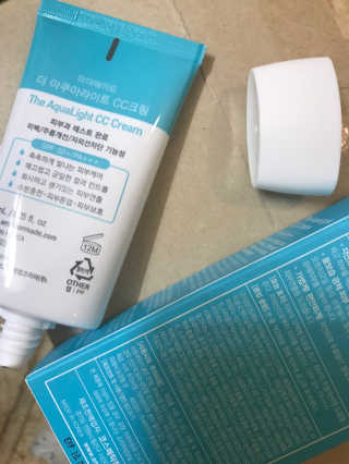 마더메이드 더 아쿠아라이트 CC크림 SPF50+ PA+++ — 4.5점을 준 리뷰어가 2019년 10월 올린 사용 사진