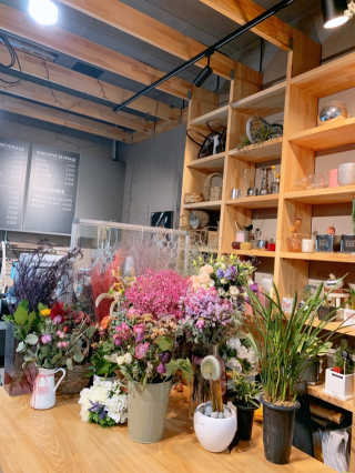 [모엔플라워]3만원 내 꽃 자유롭게 고르기+아메리카노 — 5점을 준 리뷰어가 2019년 1월 올린 사용 사진