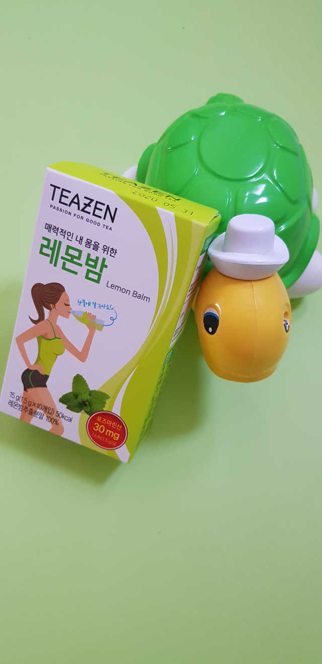 티젠 레몬밤 + 마이보틀 리뷰 사진