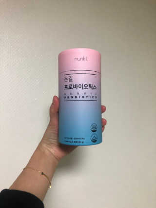눈길 프로바이오틱스 눈길 콜라겐 프로바이오틱스 — 5점을 준 리뷰어가 2019년 11월 올린 사용 사진