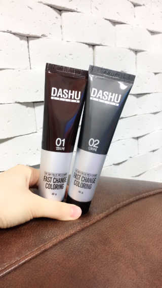 다슈코리아 다슈 컬러 페스트 체인지 염색약 — 4점을 준 리뷰어가 2019년 2월 올린 사용 사진