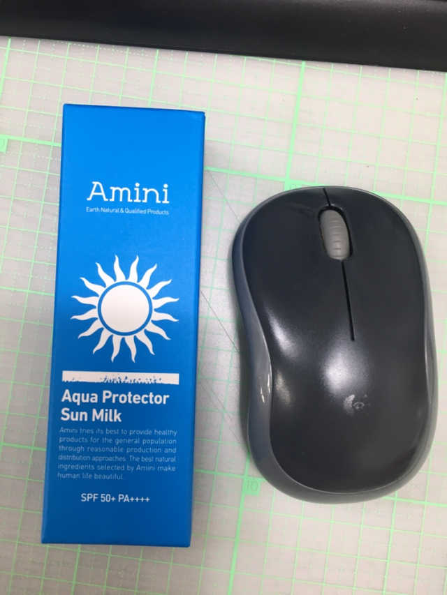 아쿠아 프로텍터 선밀크 리뷰 사진