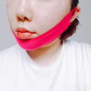 스케덤 펩타이드 리프팅밴드 — 5점을 준 리뷰어가 2019년 3월 올린 사용 사진