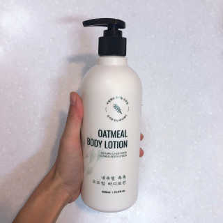 (주)에네스티 내추럴 촉촉  오트밀 바디로션 500ml — 5점을 준 리뷰어가 2019년 10월 올린 사용 사진