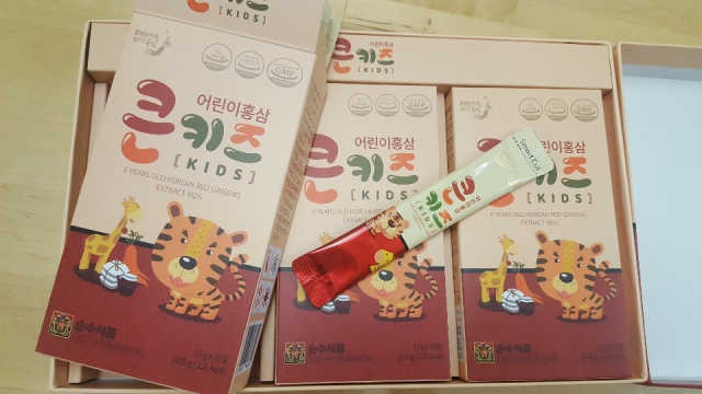 순수식품 어린이홍삼 큰키즈 리뷰 사진
