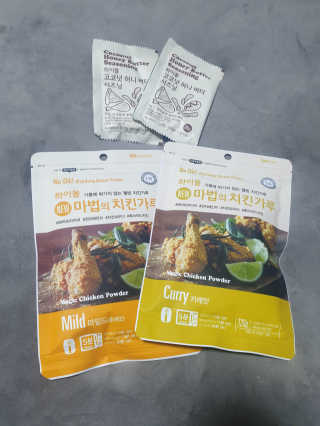 MCP 하이몰 마법의치킨가루2봉랜덤 + 코코넛허니버터2봉 — 4점을 준 리뷰어가 2020년 3월 올린 사용 사진
