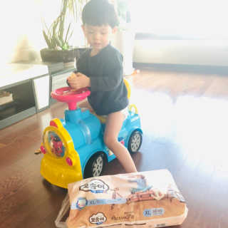 보솜이 액션핏 팬티형 — 5점을 준 리뷰어가 2019년 3월 올린 사용 사진
