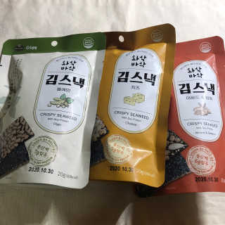 더빈트 와삭바삭 김스낵 — 5점을 준 리뷰어가 2019년 12월 올린 사용 사진