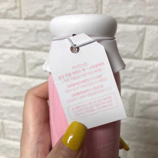 세안 필요 없는 지나인스킨 밀크 버블 에센스 팩 — 4.5점을 준 리뷰어가 2019년 11월 올린 사용 사진