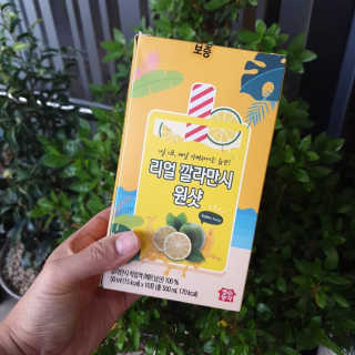 장수농가 리얼깔라만시 원샷 50ml 10팩+보틀 — 5점을 준 리뷰어가 2019년 5월 올린 사용 사진