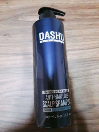 다슈코리아 다슈 데일리 단백질 한방 두피 골드 샴푸 500ml — 5점을 준 리뷰어가 2019년 10월 올린 사용 사진