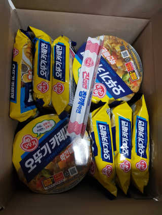 오뚜기카레면 2차 모집 — 5점을 준 리뷰어가 2019년 2월 올린 사용 사진