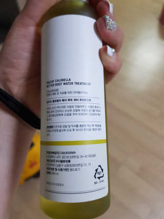 달리프 클로렐라 베러 루트 워터트리트먼트 200ml — 5점을 준 리뷰어가 2019년 4월 올린 사용 사진